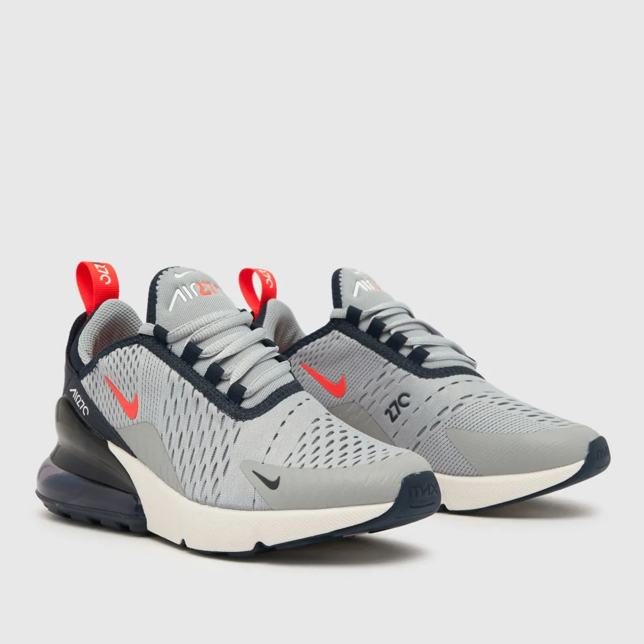 Nike Navy & Grey Air Max 270 Boys Youth Trainers