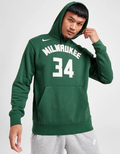 Nike NBA Milwaukee Bucks Antetokounmpo #34 Hoodie - Fir - Mens