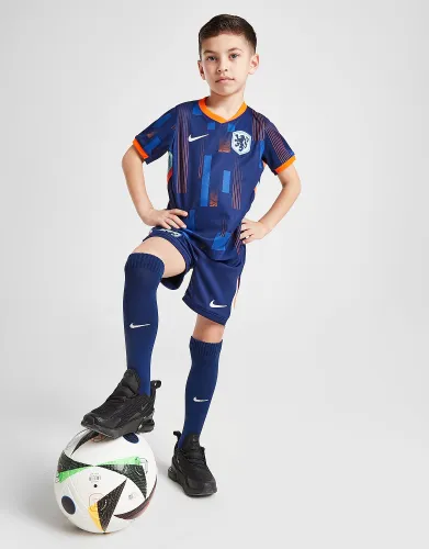 Nike Netherlands 2024 Away Kit Children - Blue