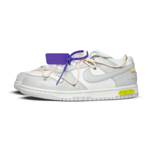 Nike , Off White Dunk Low Lot24 ,White male, Sizes: