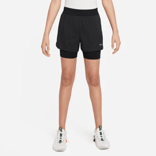 Nike Older Kids' (Girls') Dri-FIT ADV Shorts - Black - Polyester