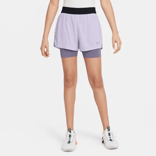 Nike Older Kids' (Girls') Dri-FIT ADV Shorts - Purple - Polyester