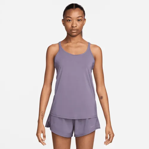 Nike One Classic Women's Dri-FIT Strappy Tank Top - Purple - Polyester
