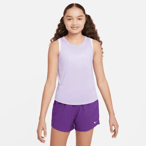 Nike One Older Kids' (Girls') Dri-FIT Training Tank - Purple - Polyester