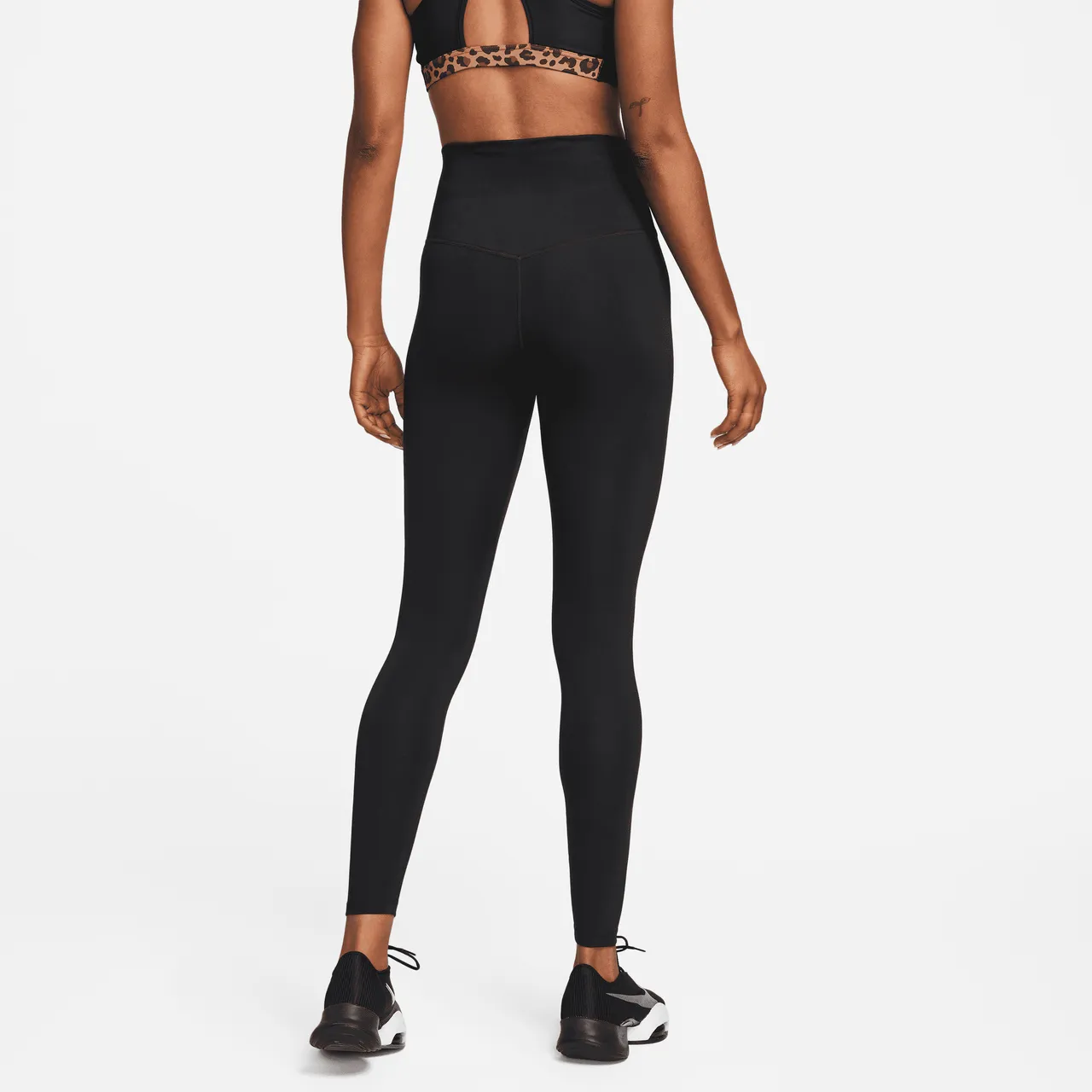 Nike One Women's High-Rise Leggings - Black - Polyester