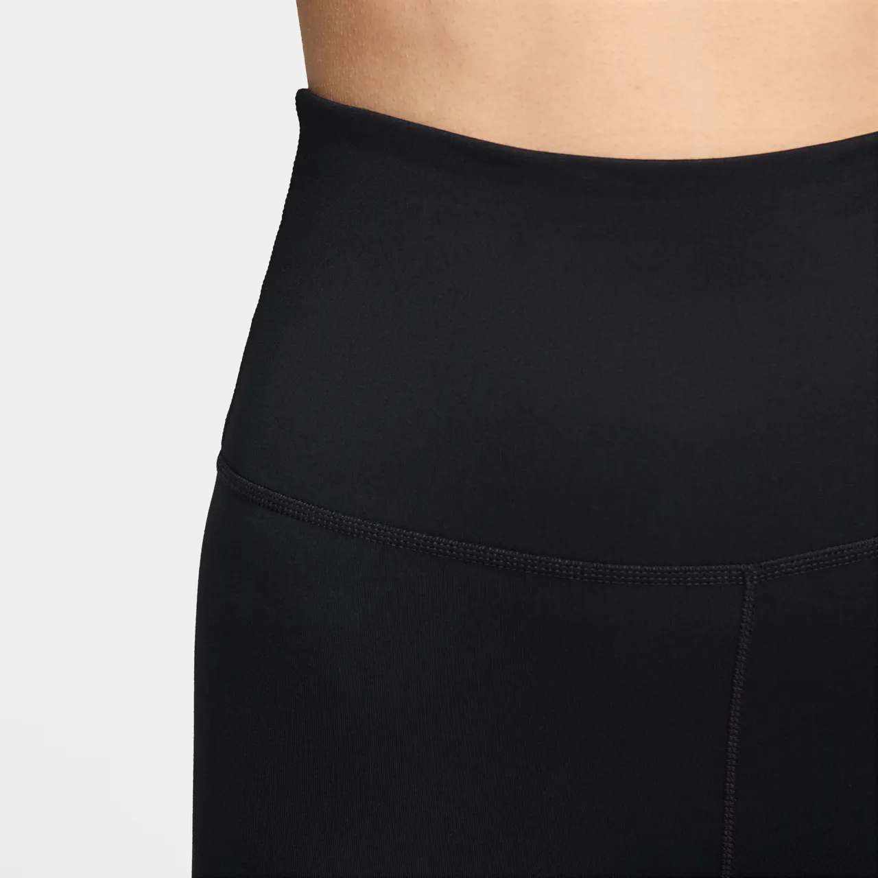 Nike One Women's High-Waisted 18cm (approx.) Biker Shorts - Black - Polyester
