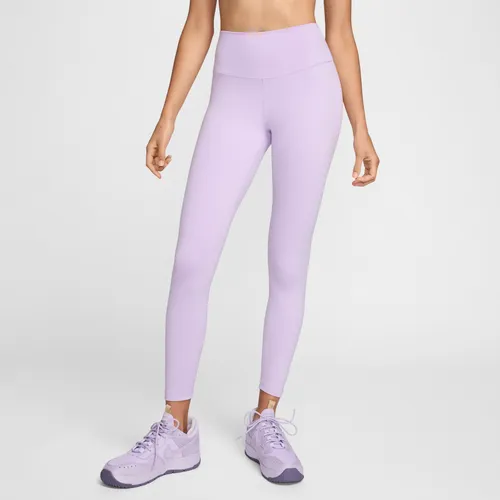 Nike One Women's High-Waisted 7/8 Leggings - Purple - Polyester
