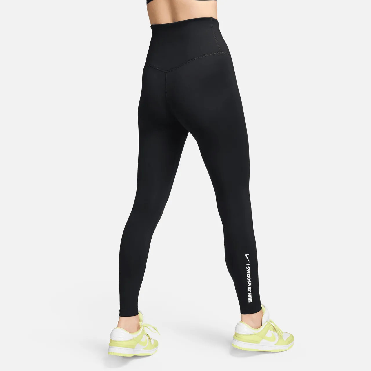 Nike One Women's High-Waisted Full-Length Leggings - Black - Polyester