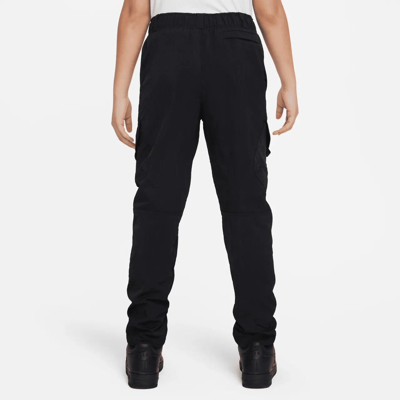 Nike Outdoor Play Older Kids' Woven Cargo Trousers - Black - Polyester