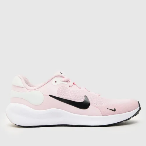 Nike Pale Pink Revolution 7 Girls Youth Trainers