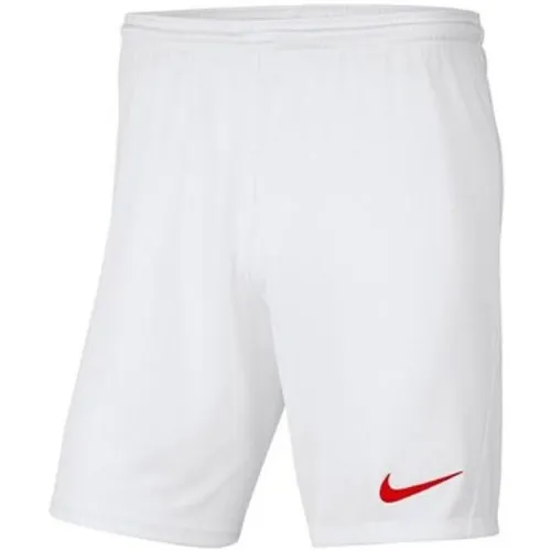 Nike  Park Iii JR  boys's Children's Cropped trousers in White