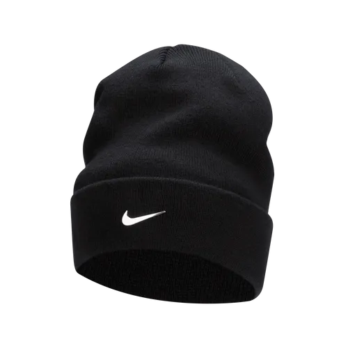 Nike Peak Standard Cuff Metal Swoosh Beanie - Black - Polyester