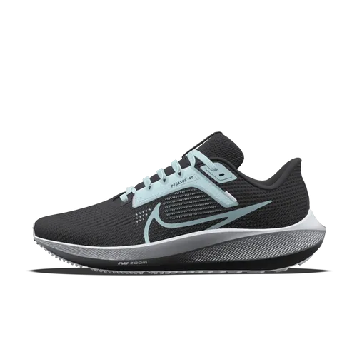 Nike Pegasus 40 By You Custom Men's Road Running Shoes - Black