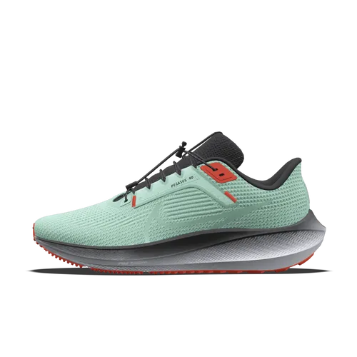 Nike Pegasus 40 By You Custom Women's Road Running Shoes - Blue