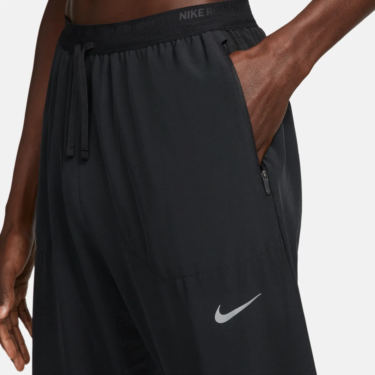 Nike Phenom Men's Dri-FIT Woven Running Trousers - Black - Polyester