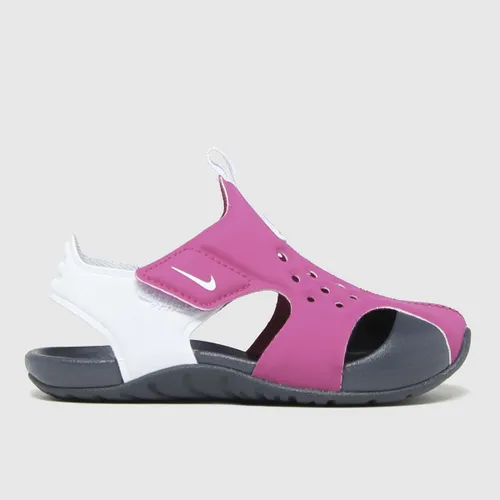 Nike Pink Sunray Protect 2 Girls Toddler Sandals