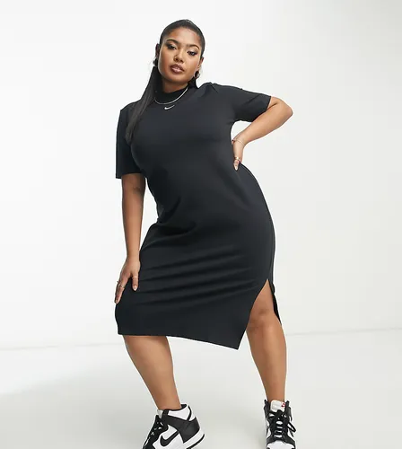 Nike Plus essential midi dress in black