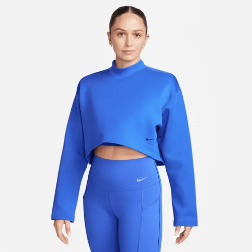 Nike Prima FutureMove Women's Dri-FIT Oversized Top - Blue - Polyester