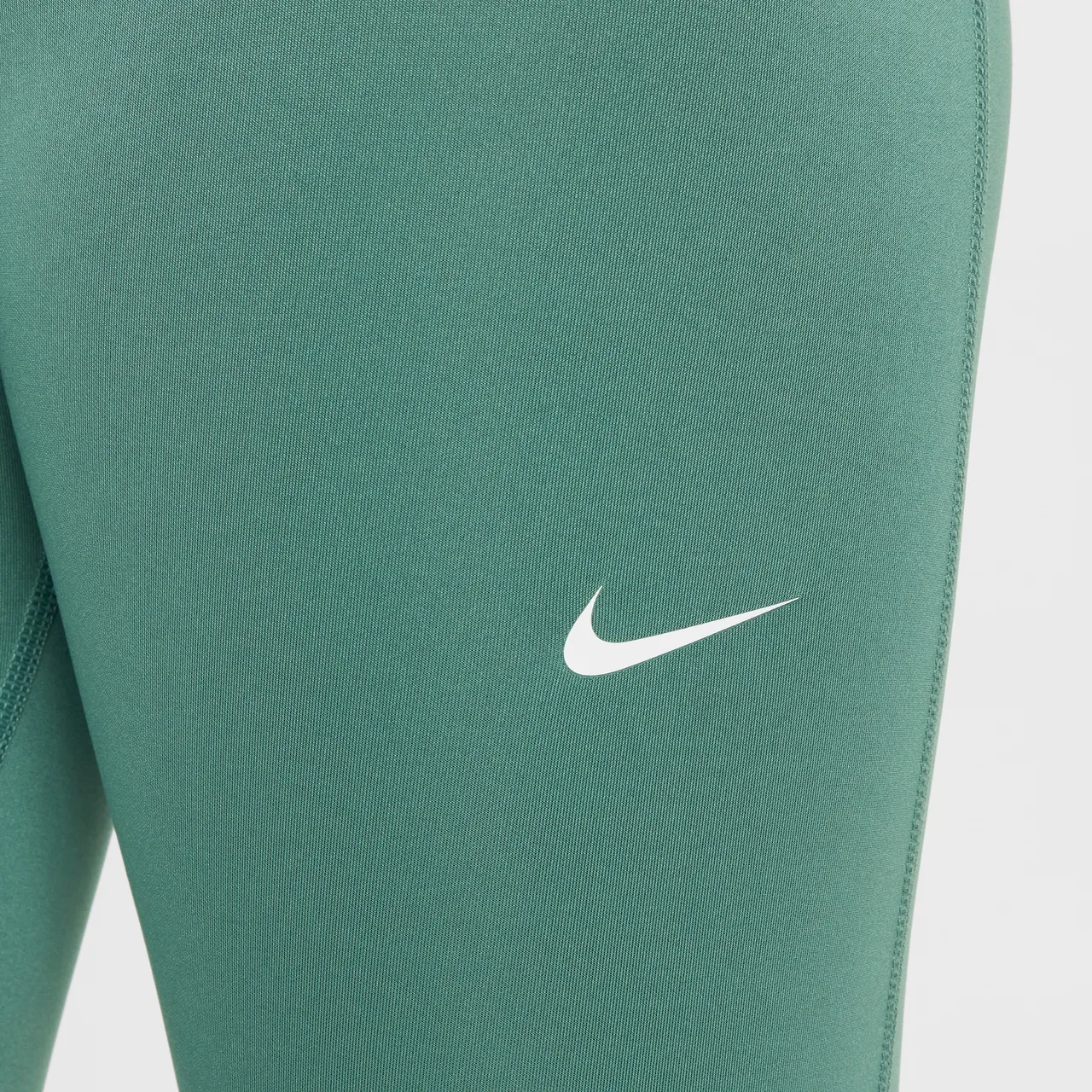 Nike Pro Dri-FIT Older Kids' (Girls') Leggings - Green - Polyester