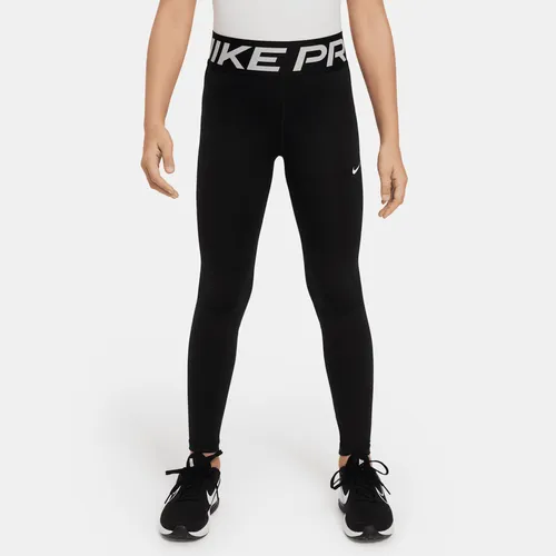 Nike Pro Girls' Dri-FIT Leggings - Black - Polyester