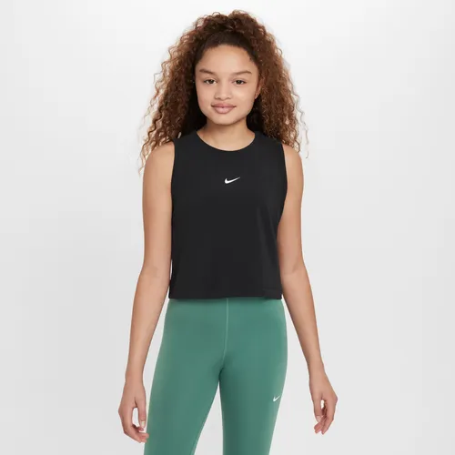 Nike Pro Girls' Dri-FIT Training Tank Top - Black - Polyester
