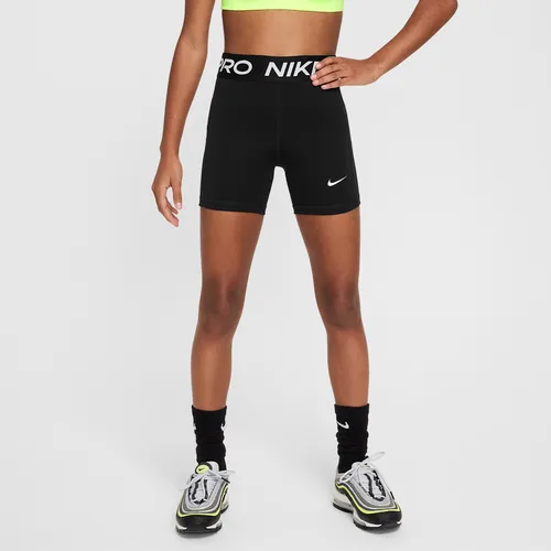Nike Pro Leak Protection: Period Girls' Dri-FIT Shorts - Black - Polyester