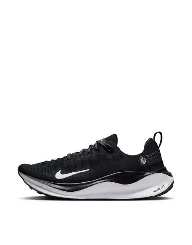 Nike React Infinity Run Flyknit 4 trainers in black and white