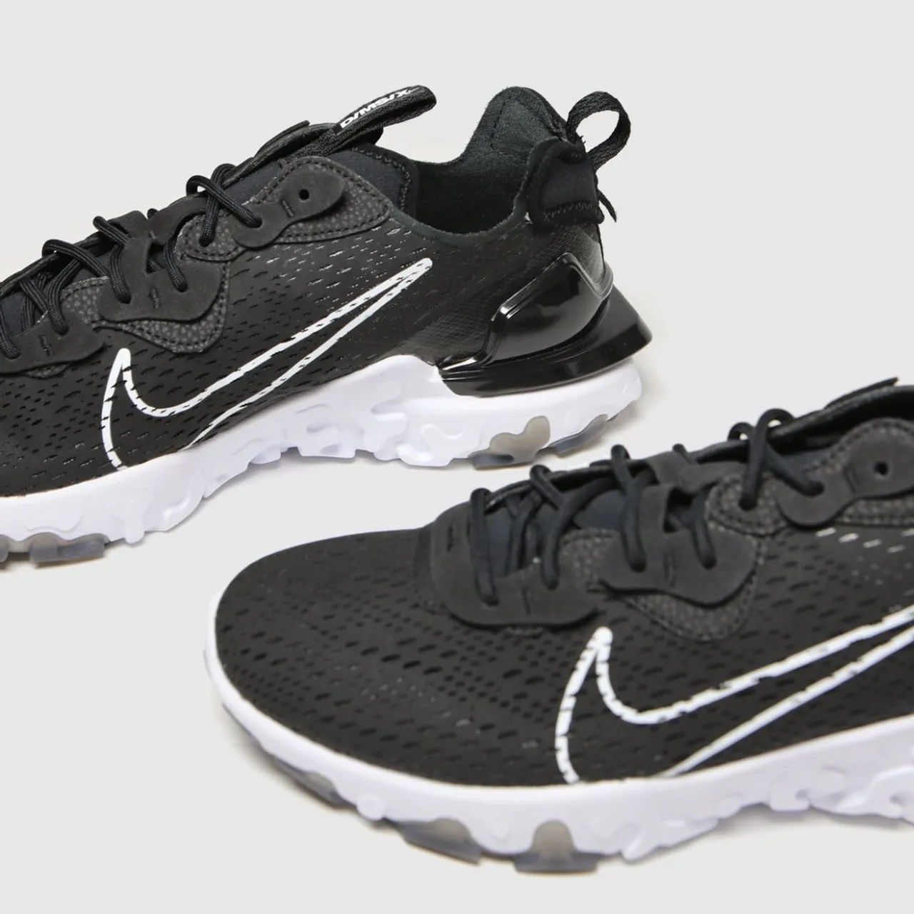 Nike React Vision Trainers In Black & White