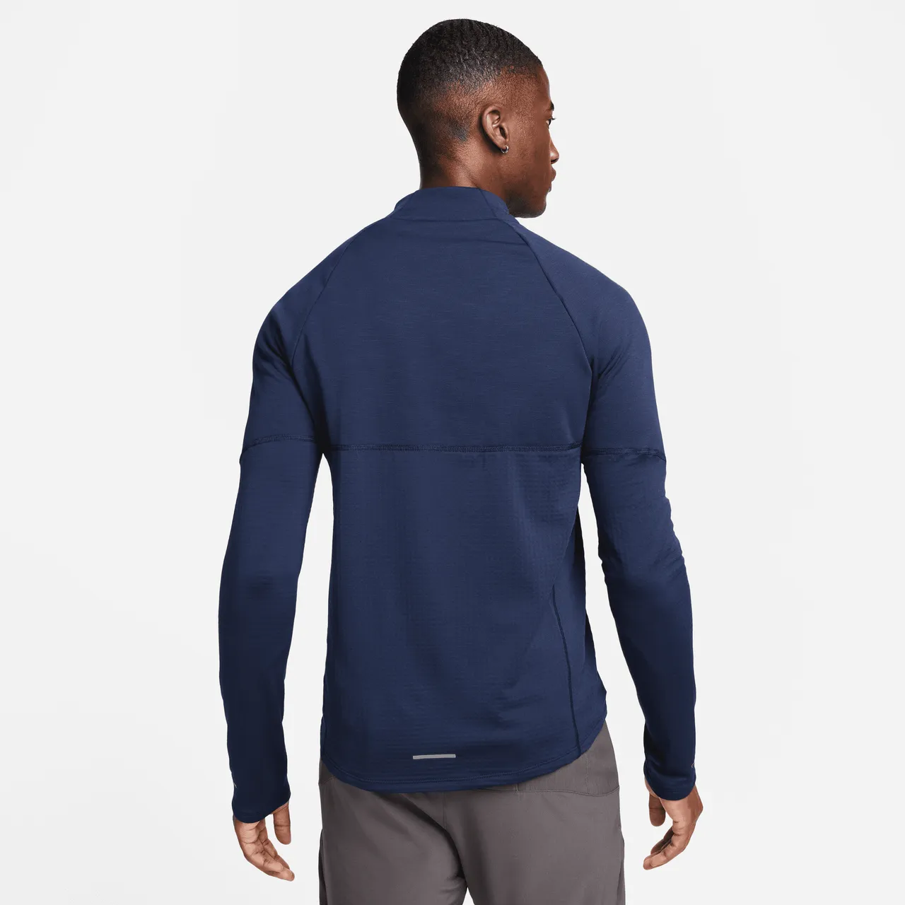 Nike Repel Men's Therma-FIT 1/2-Zip Running Top - Blue - Polyester