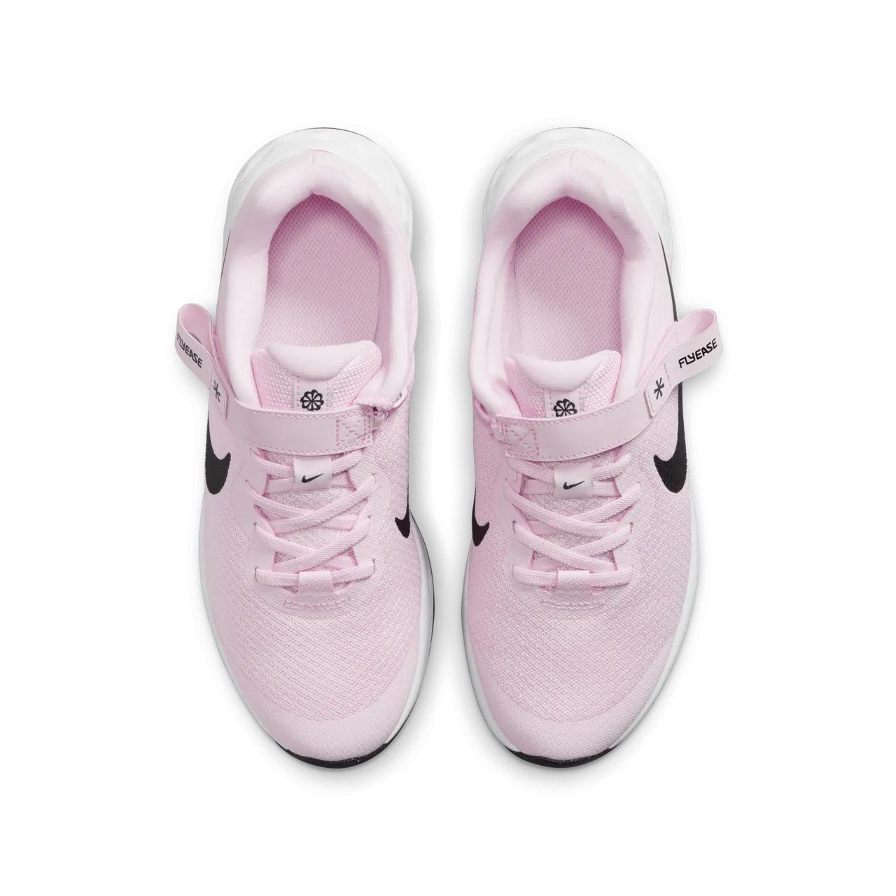 Nike Revolution 6 FlyEase Older Kids' Easy On/Off Road Running Shoes - Pink