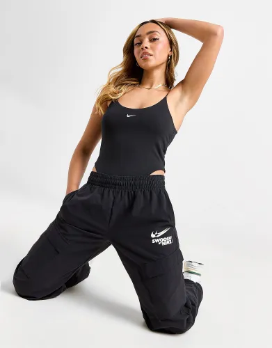 Nike Ribbed Bodysuit - Black - Womens