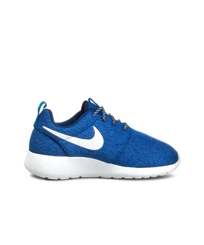 Nike Roshe One Lace Up Blue Synthetic Womens Trainers 844994 400