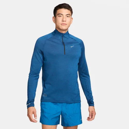 Nike Running Division Men's Therma-FIT ADV Running Top - Blue - Polyester