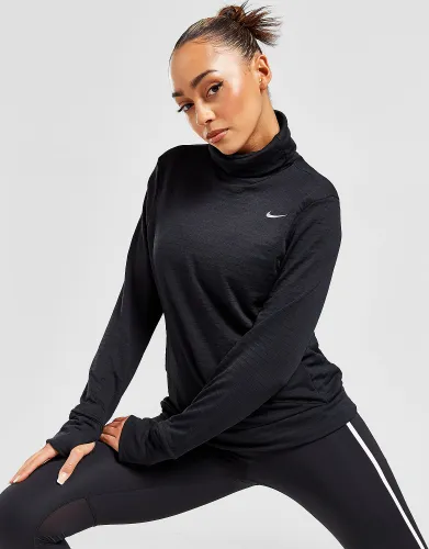 Nike Running Element Turtleneck Top - Black - Womens