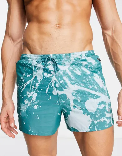 Nike Running Run Division stride printed shorts in Blue