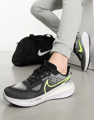 Nike Running Vomero 17 trainers in black and grey