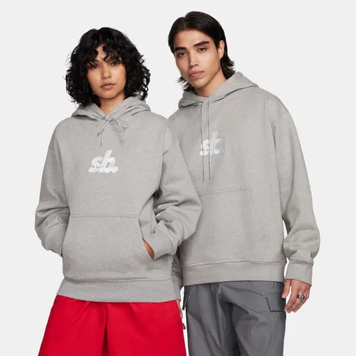 Nike SB Fleece Pullover Skate Hoodie - Grey - Polyester