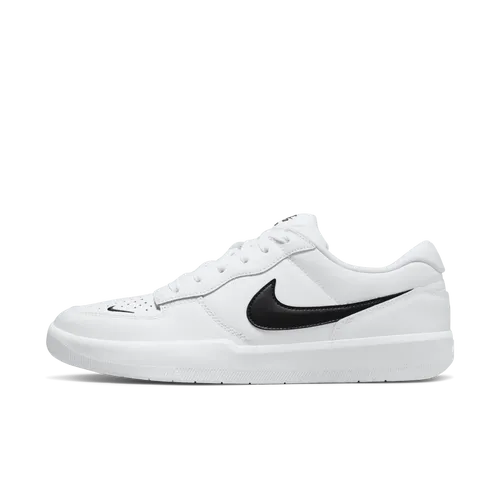 Nike SB Force 58 Premium Skate Shoe - White - Leather