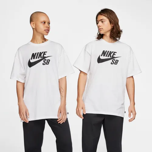 Nike SB Logo Skate T-Shirt - White - Cotton
