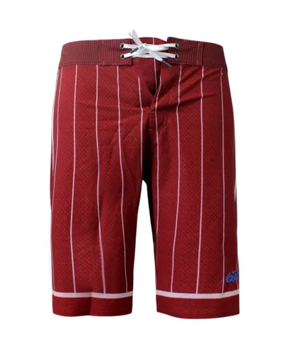Nike Skateboarding Shorts Long Casual Mens Pants 418375 611 - Red Textile