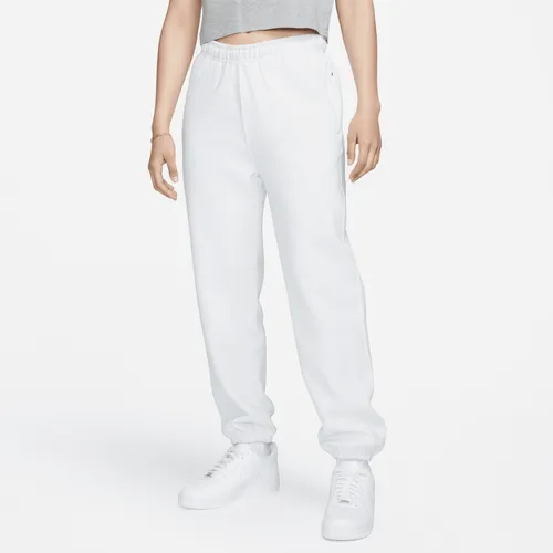 Nike Solo Swoosh Women's Fleece Trousers - Brown - Cotton