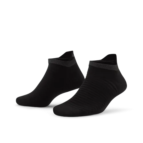 Nike Spark Lightweight No-Show Running Socks - Black - Polyester