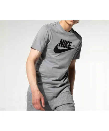 Nike Sportswear Air Max Mens T Shirt In Grey Cotton