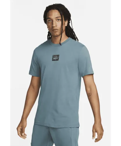 Nike Sportswear Air Max Mens T-Shirt in Storm Blue Jersey