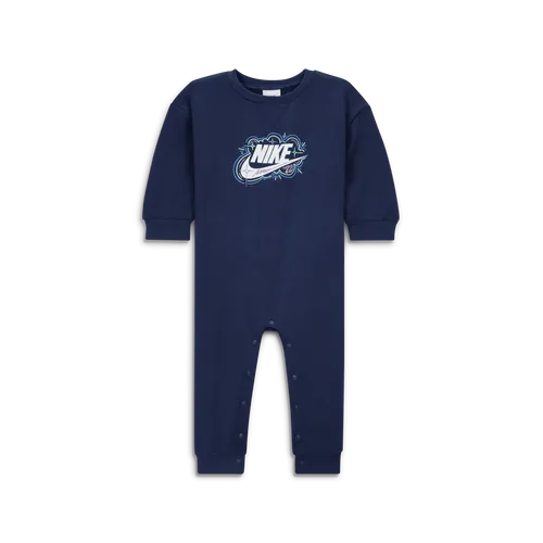 Nike Sportswear 'Art of Play' Icon Baby Romper - Blue - Polyester