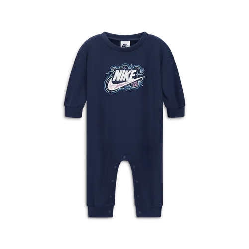 Nike Sportswear 'Art of Play' Icon Romper Baby Romper - Blue - Polyester