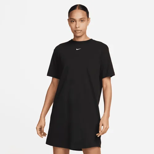 Nike Sportswear Chill Knit Women's Oversized T-Shirt Dress - Black - Cotton