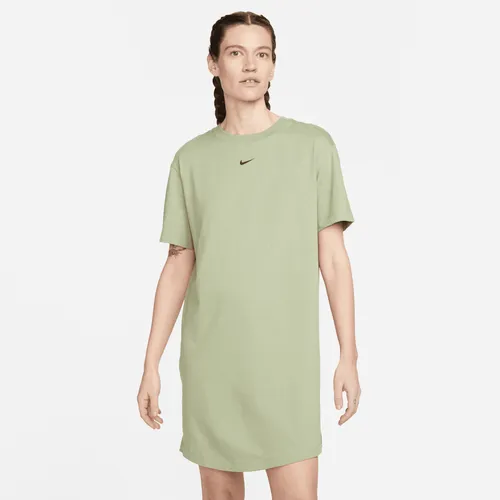 Nike Sportswear Chill Knit Women's Oversized T-Shirt Dress - Green - Cotton