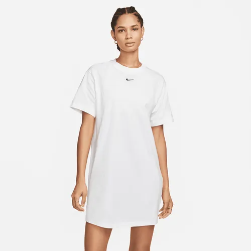 Nike Sportswear Chill Knit Women's Oversized T-Shirt Dress - White - Cotton