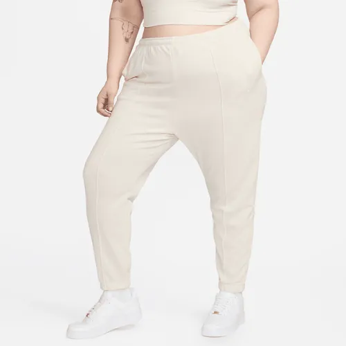 Nike Sportswear Chill Terry Women's Slim High-Waisted French Terry Tracksuit Bottoms - Brown - Polyester